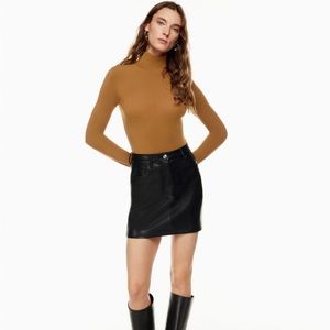 NEW ARITZIA LEATHER SKIRT